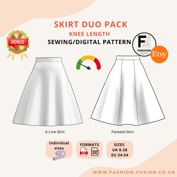 【COLOR iN ID】End-knee flared skirt Amazon.com: Sureple 2024 Skirts for Women(Sp273-Balck-S