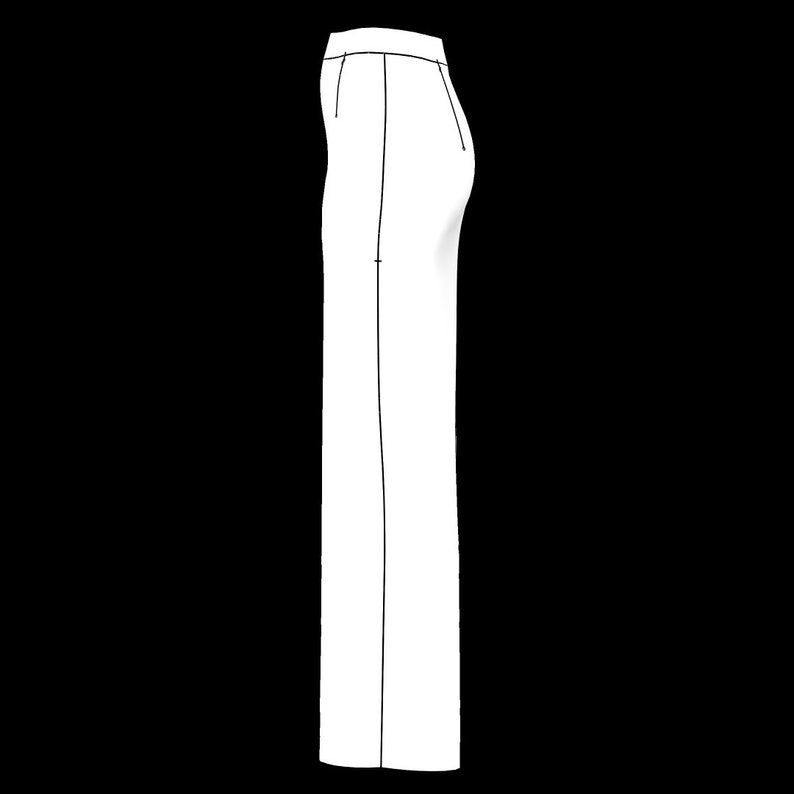 Puede incluir: Pantal&oacute;n blanco de pierna ancha con pliegue central.