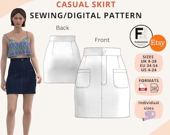 スカート CARTOGRAPHIC PATTERN CUT SKIRT CARTOGRAPHIC PATTERN CUT SKIRT