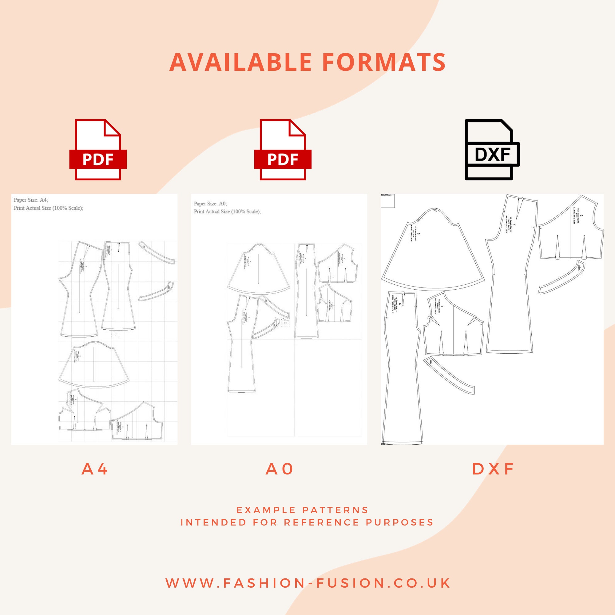 A-line Dress With Cut-out Back Details - PDF A4/A0 + DXF Sewing Pattern, Instant Downloads, Includes Sewing Instructions. UK 8-28 Eu 34-54 - Etsy A-line Dress With Cut-out Back Details - PDF A4/A0 + DXF Sewing Pattern, Instant Downloads, Includes Sewing Instructions. UK 8-28 Eu 34-54 - Etsy