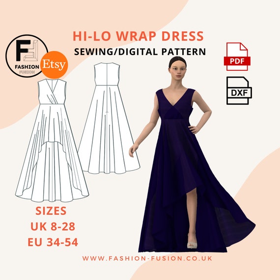 knee length dresses for ladies Wren Wrap Dress