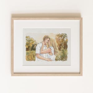 Faceless portrait, custom illustration, personalised photo, photo illustration, personalised portrait, boyfriend gift, girlfriend gift