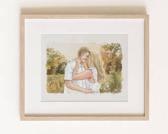 Faceless portrait, custom illustration, personalised photo, photo illustration, personalised portrait, boyfriend gift, girlfriend gift