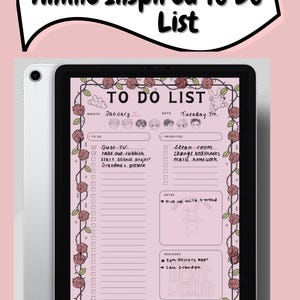 Anime Inspired To Do List