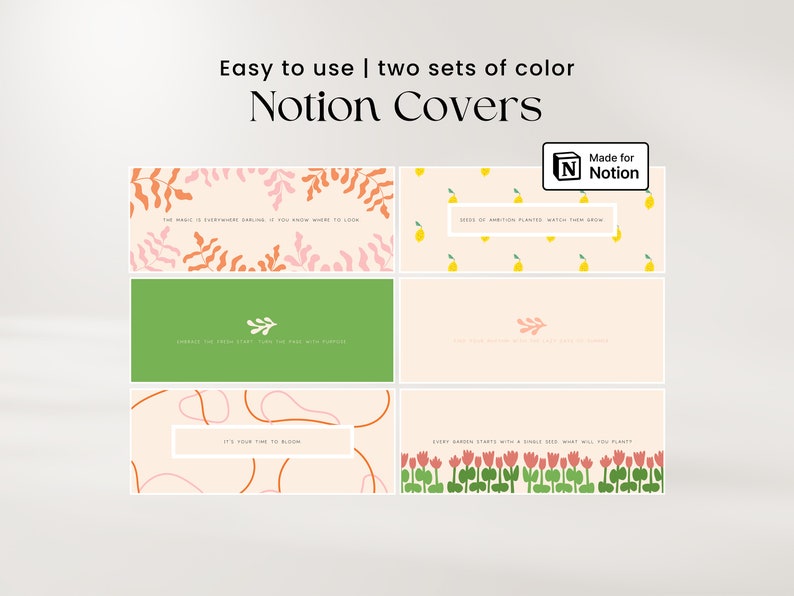 12 Custom Notion Page Covers With Motivational Quotes, Colorful ...