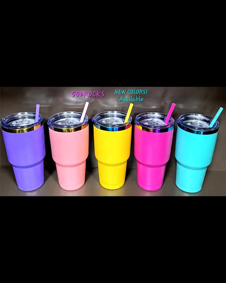 3D Pink Kisses, Lipstick Tumbler, Colorchanging Ice, Powder Coated