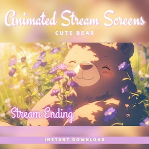 Schermate di Twitch di Anime Bear: Pacchetto streaming (download digitale)