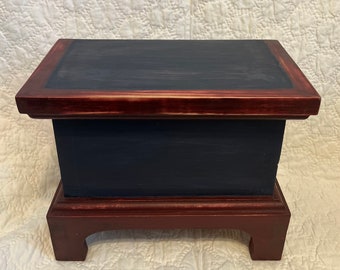Hand dovetailed miniature chest