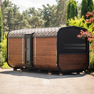 Sauna extérieur Cube Premium