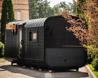Sauna exterior Cube Premium
