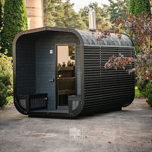 Thermowood outdoor sauna
