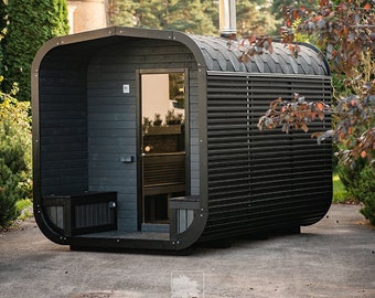 Thermowood outdoor sauna