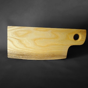 Cleaver Shaped Reclaimed Wood Charcuterie Board - Handcrafted Cheese Board