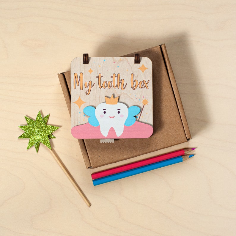 DOITOOL Baby Keepsake Box Baby Teeth Box Wood Fetal Hair Collection Box 3 Glass Bottle Tooth Holder Saver Box Souvenir Storage Box Kids Keepsake