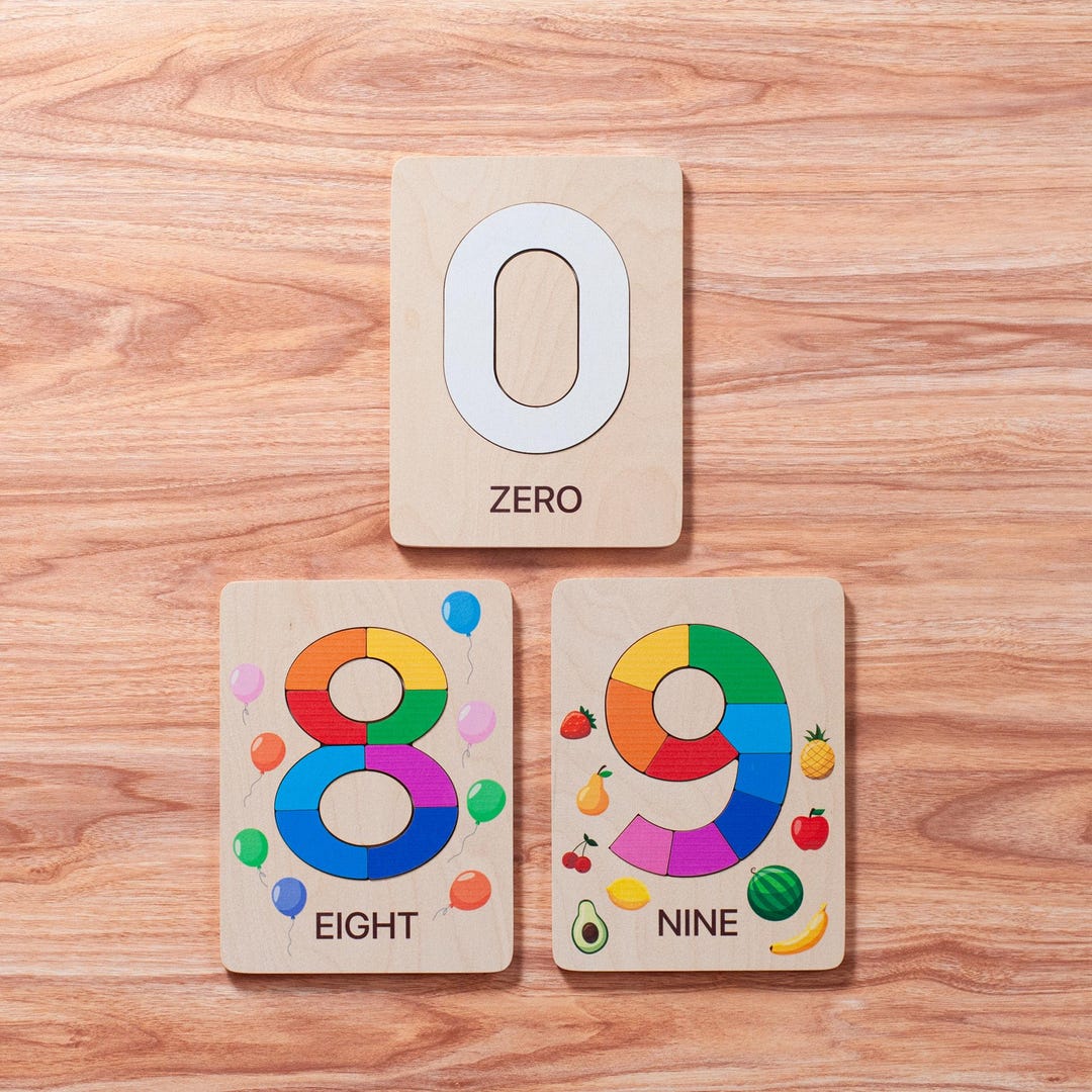 Math Number Patterns Toy Educational Number Puzzle: Wooden Math Toy for Preschool Learning - Etsy