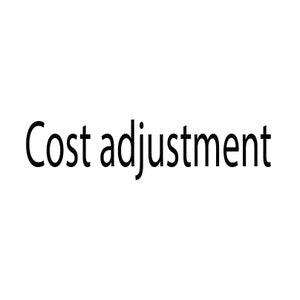 Cost adjustment