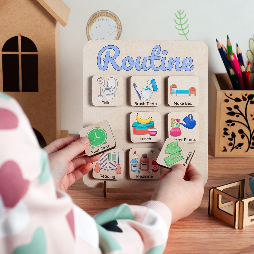 montessori-calendar-kids-daily-schedule-wooden-calendar-personalized