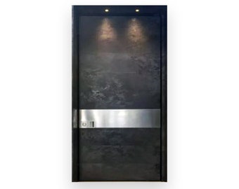 Cascade Marble-Like Finish Pivot Door