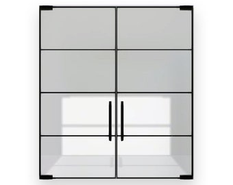 NU Interior Double Pivot French Door