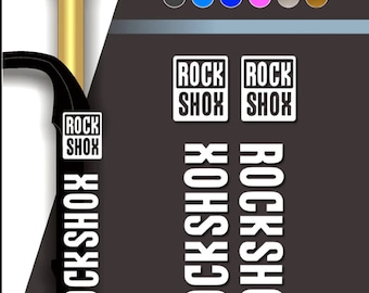 Adesivi per forcella per bicicletta RockShox personalizzati, adesivi sulla forcella
