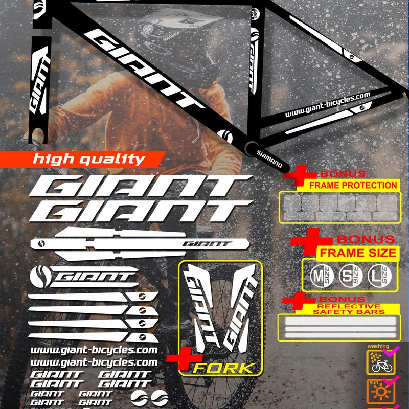 Custom Bicycle Frame Decals - Etsy