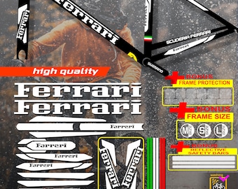 Autocollant Vintage Virginio Ferrari (cm 8x9) - NAVA, Original