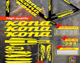 Kona Kit8 Sticker Calcomania Para Cuadro De Bicicleta Mtb