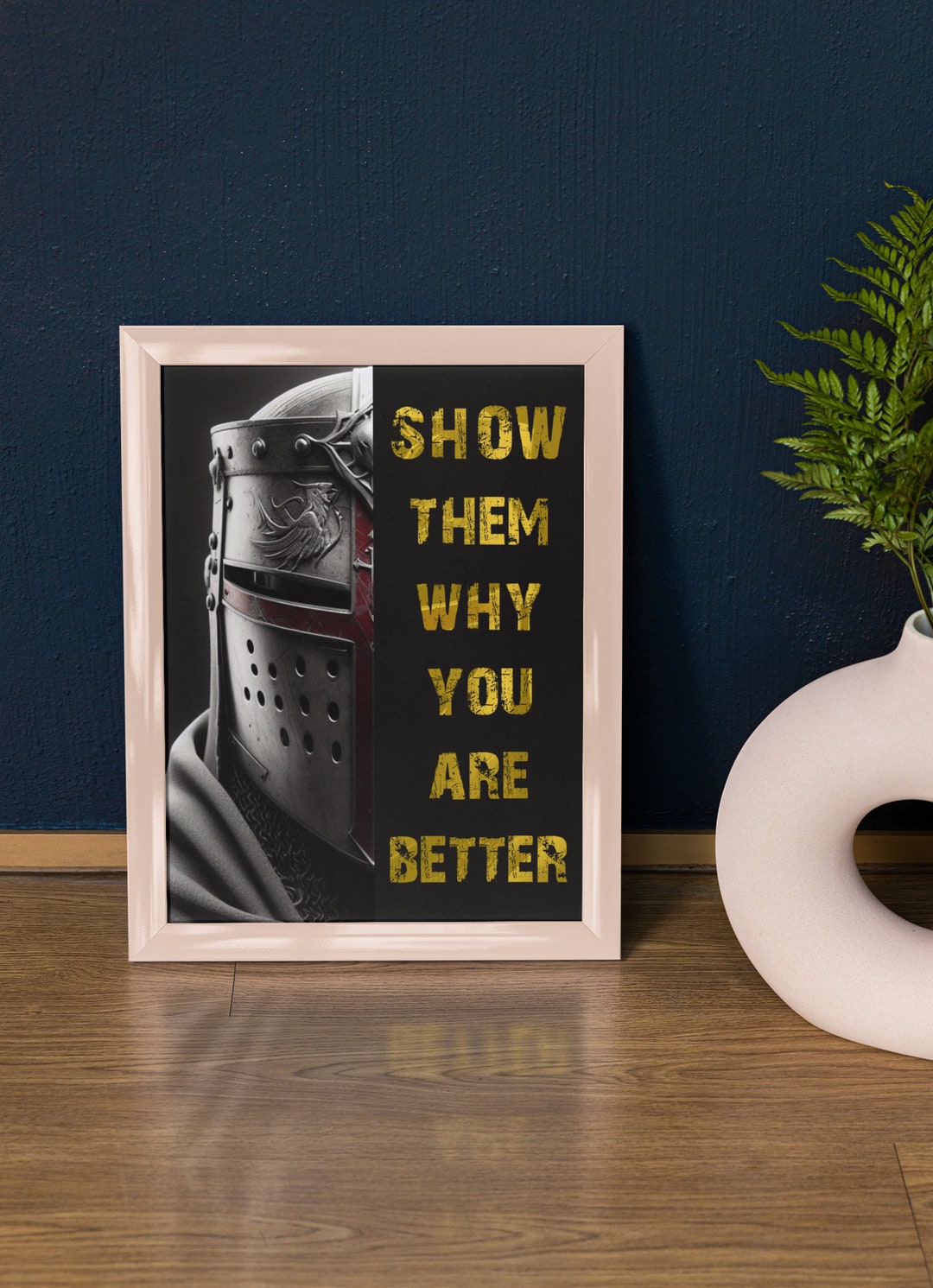 Motivational Poster for Office show Them Why You're Better - Etsy