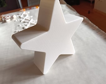 Star 3D print file in STL format