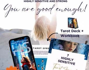 7 Tarot Spreads for High Sensitivity | Tarot readings | including detailed instructions | self love | Relationships | Soulmate