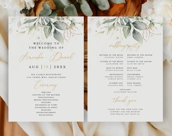 Wedding Menus & Programs