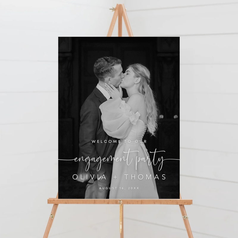 Engagement Poster - Etsy