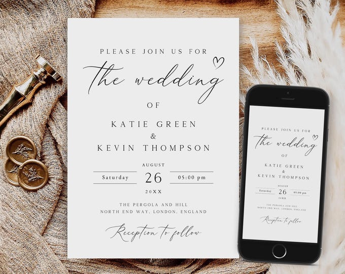 Wedding Invites, Cards