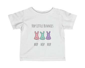 Hop Little Bunnies Infant Fine Jersey Tee