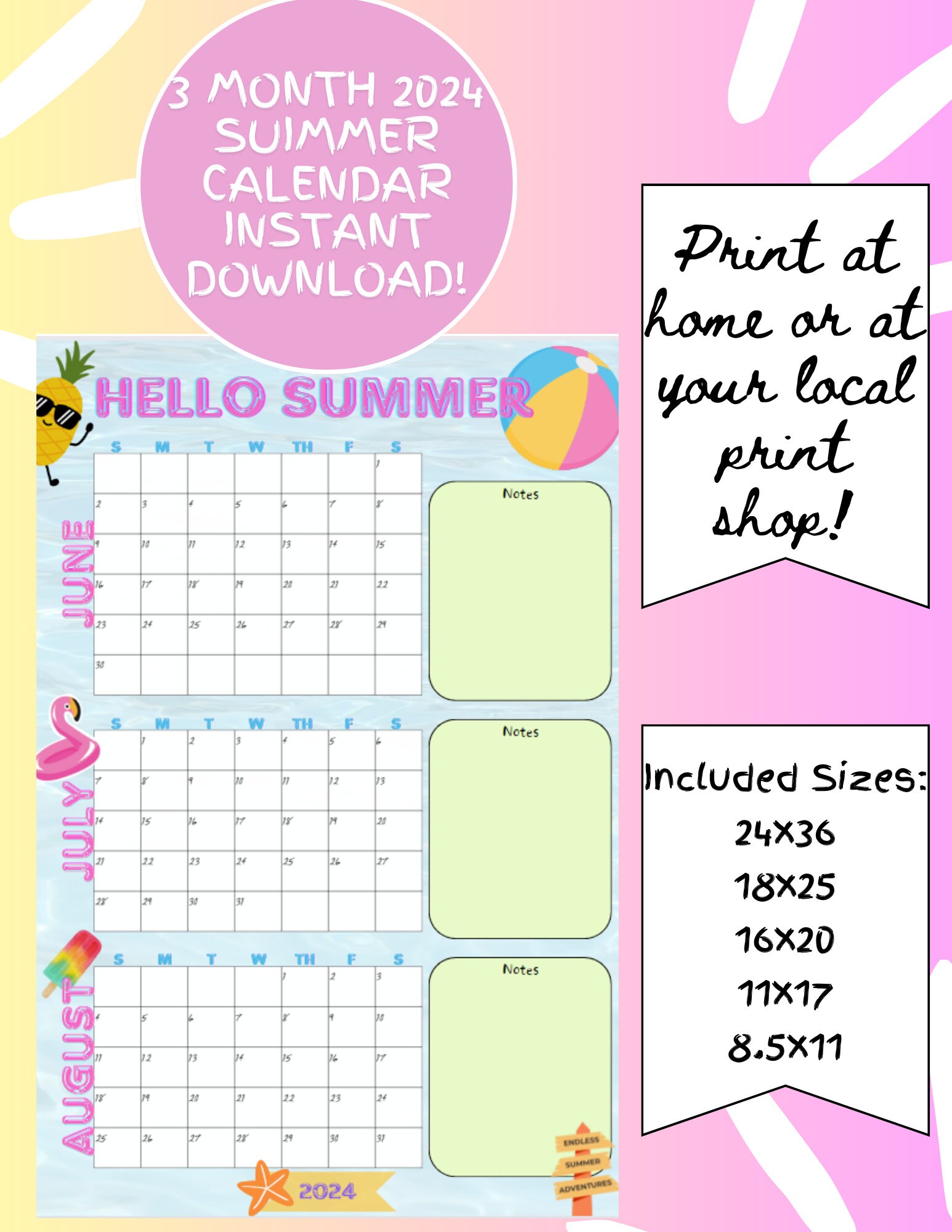 2024-3-month-summer-wall-calendar-digital-download-etsy