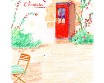 Illustration Rêve de librairie