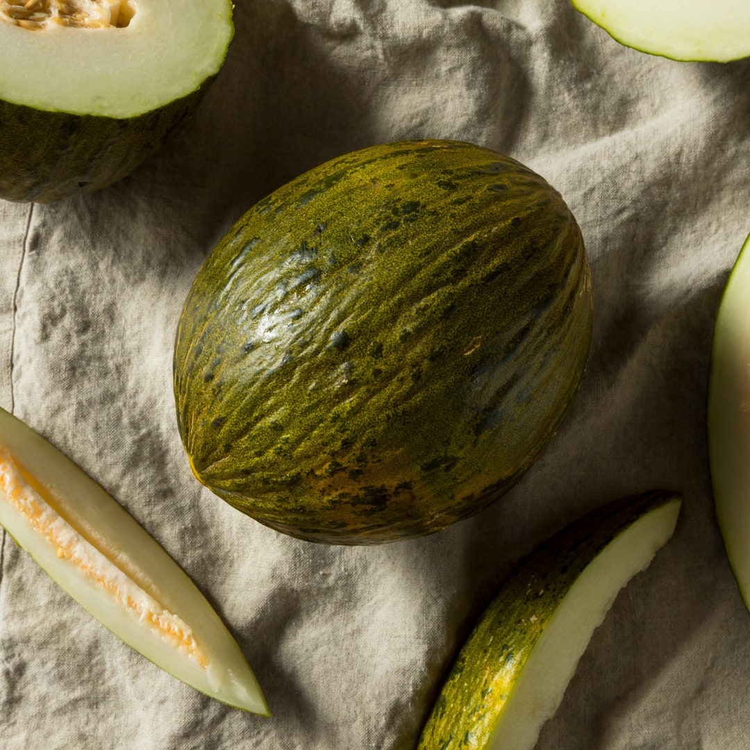 Santa Clause Melon Seeds, Winter Melone, Piel De Rana Melon Seeds, Open ...