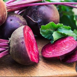 Crosby Beet Seeds, Heirloom Seeds, Beta Vulgaris, Beet Garden Seeds, Blood Turnip Mangel Beetroots. 100 & 265 Seeds