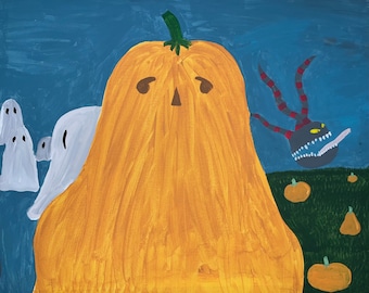 Halloween painting