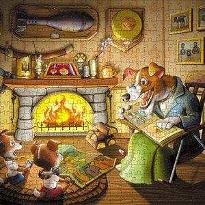 Jigsaw puzzles «Retired Dog Patron» 500 pieces