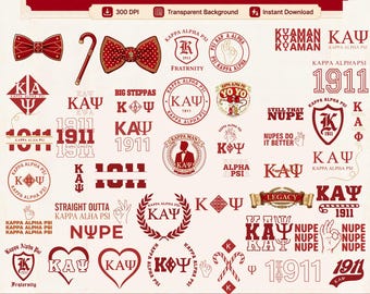Kappa Alpha PSI PNG Sublimation Designs: Fraternity Greek Shirt, Sublimation, Probate, Step Show, Homecoming, Brotherhood Digital Download