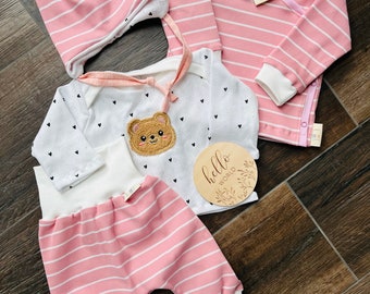 Newborn Set l Erstlingsset l Neugeborenen Outfit  l Babyoutfit