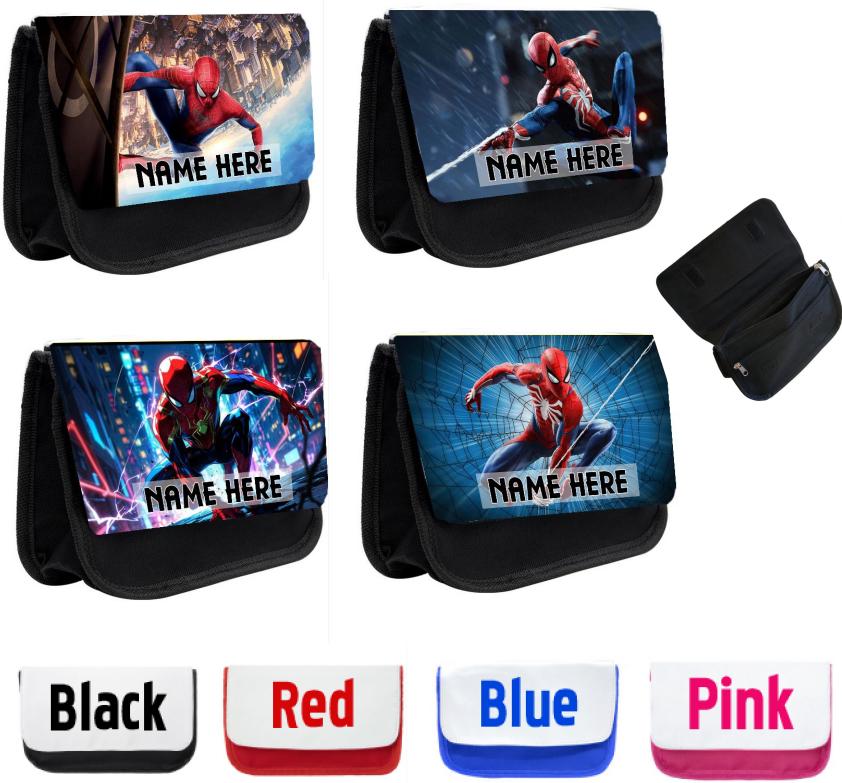 Spiderman Kulturbeutel Für Kinder – Aus PVC, 24x14 Cm, Bunt, Für Sport & Freizeit