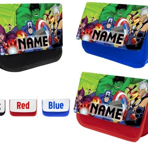 Trousse personnalisée (personnalisée) AVENGERS - Cadeau de Noël pour écoliers
