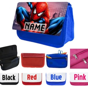 Trousse personnalisée (personnalisée) SPIDERMAN - Cadeau de Noël pour écoliers
