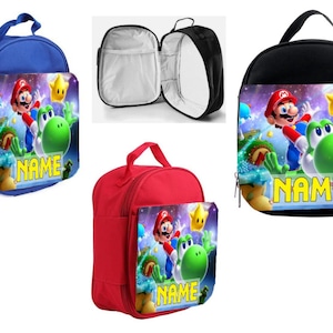 Sac à lunch personnalisé pour enfants Mario