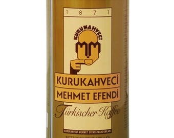 Turkish Coffee Kuru Kahveci Mehmet Efendi 500 gr., The most famous Turkish Coffee in a tin can