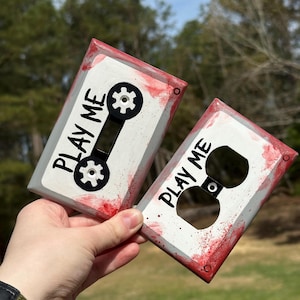 Saw tape light switch cover