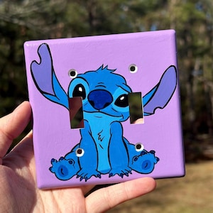 Stitch light switch cover