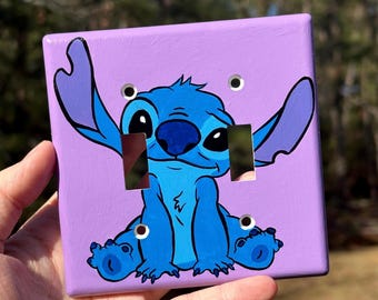 Stitch light switch cover